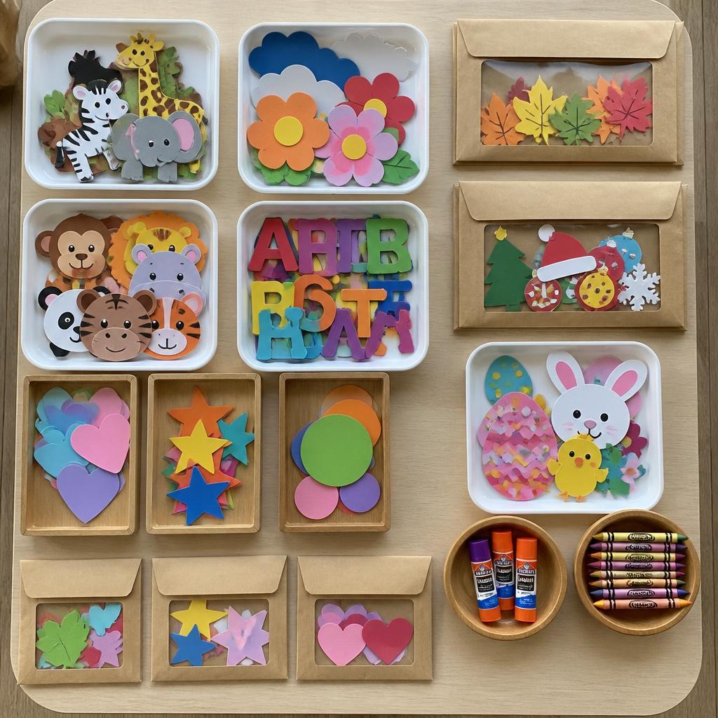 Pre-cut art materials (Coming Soon)